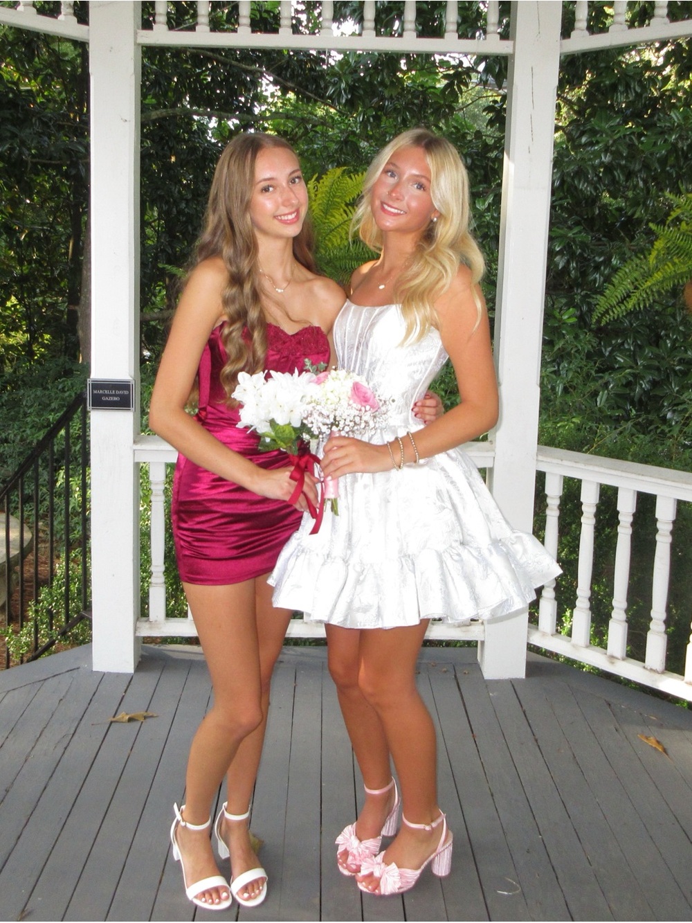 White Sherri Hill dress • size 00 • only worn once • excellent condition